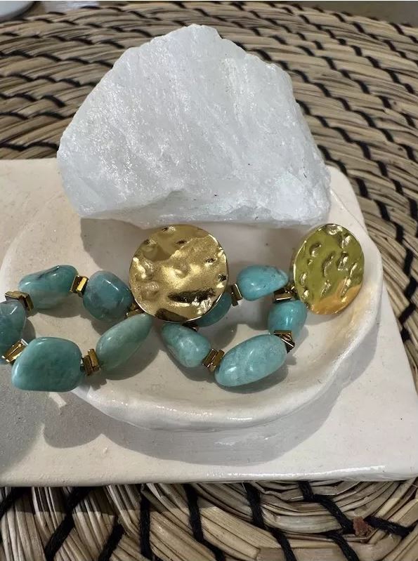 Boucles d’oreilles Celeste Amazonite