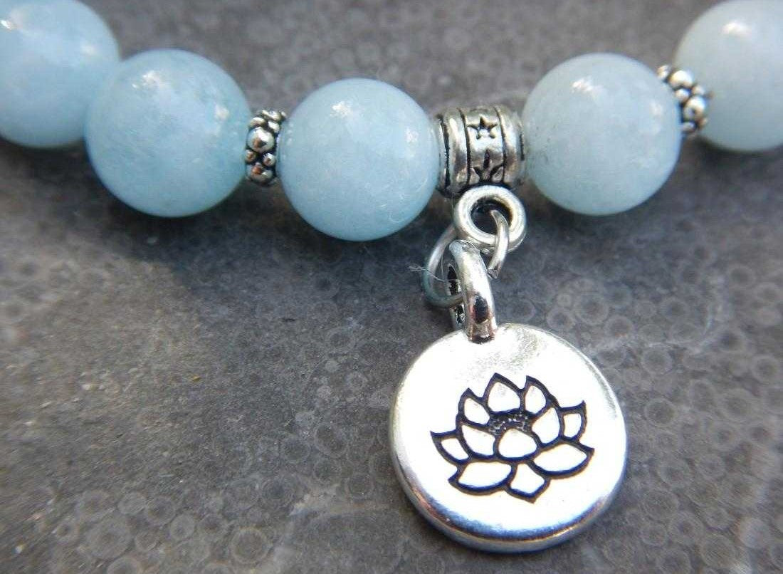Bracelet en aigue-marine
