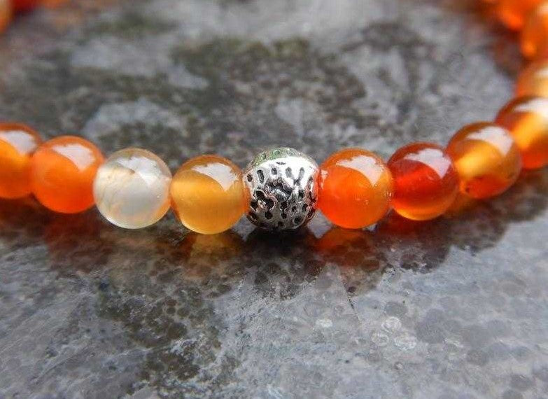 Bracelet en cornaline