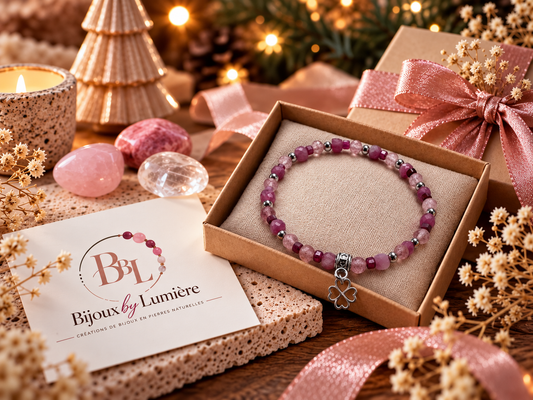 Idées cadeaux de Noël : des bijoux en pierres naturelles à offrir avec le cœur
