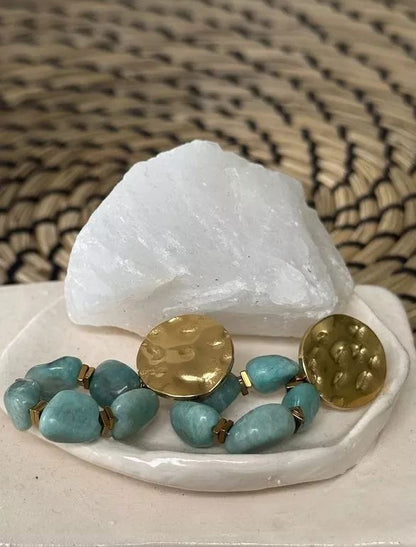 Boucles d’oreilles Celeste Amazonite