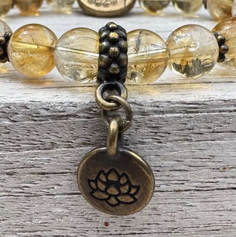 Bracelet en citrine