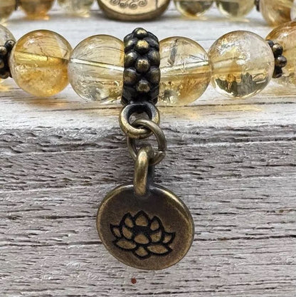Bracelet en citrine