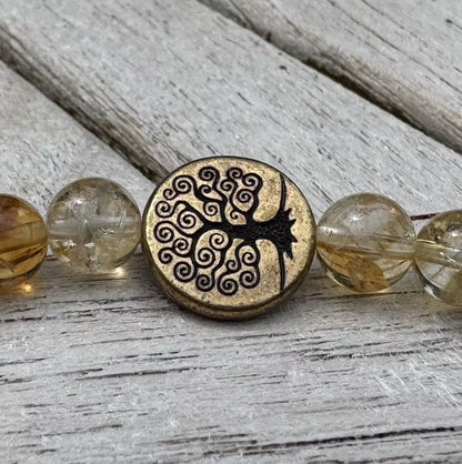 Bracelet en citrine