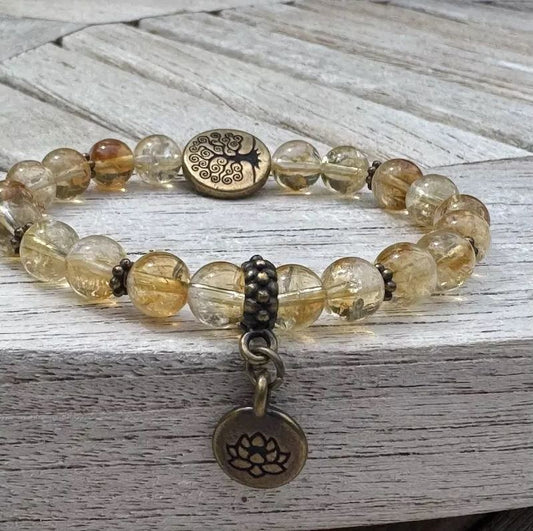 Bracelet en citrine