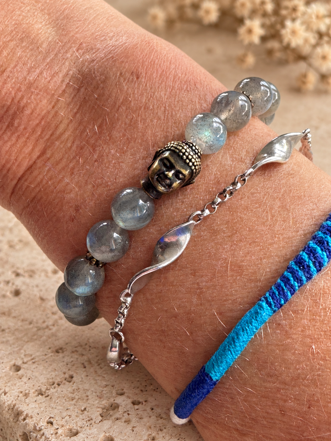 Bracelet en labradorite
