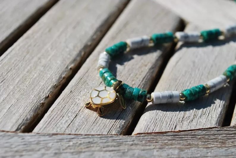 Collier Jaspe et Howlite