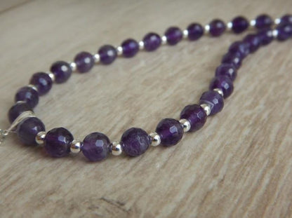 Collier en améthyste