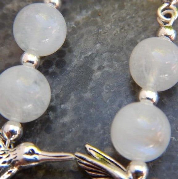 Boucles d’oreilles pierre de lune