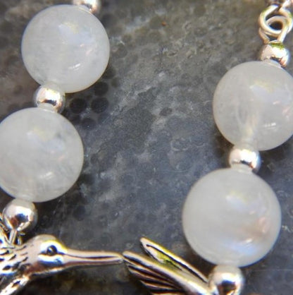 Boucles d’oreilles pierre de lune
