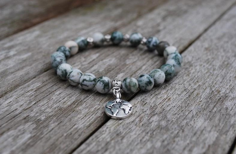 Bracelet en agate arbre
