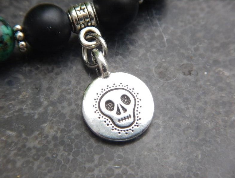 Bracelet en agate noire