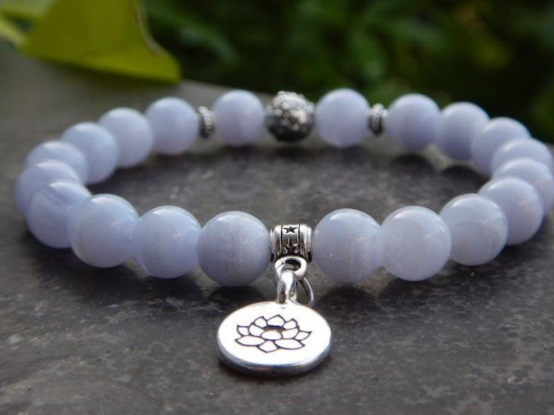 Bracelet en calcédoine