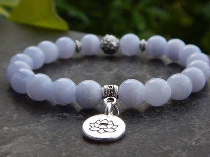 Bracelet en calcédoine