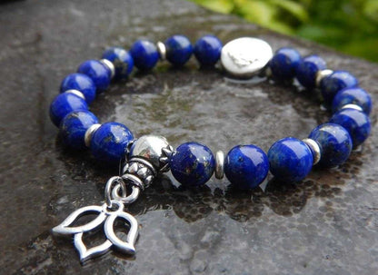 Bracelet en lapis-lazuli
