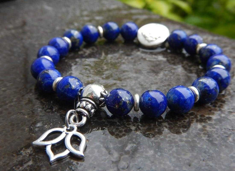 Bracelet en lapis-lazuli