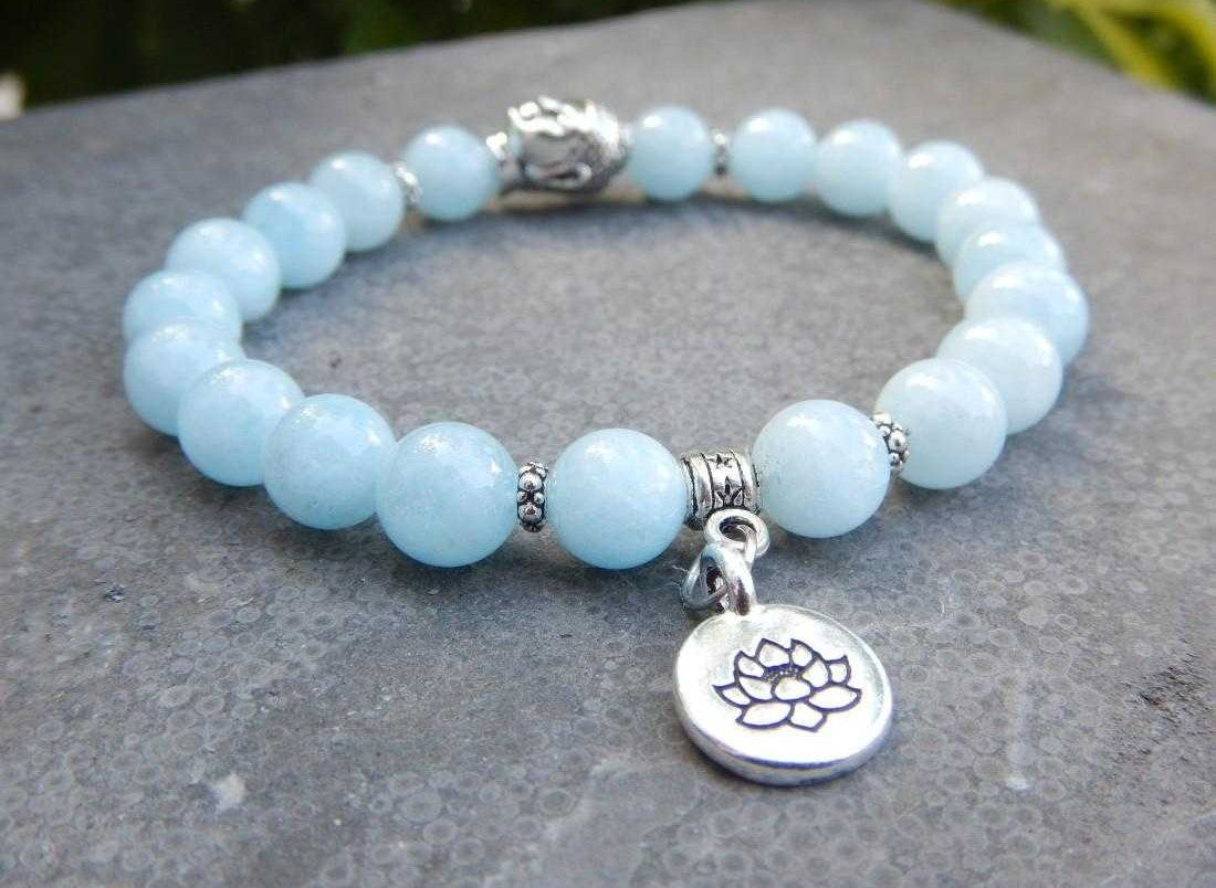 Bracelet en aigue-marine