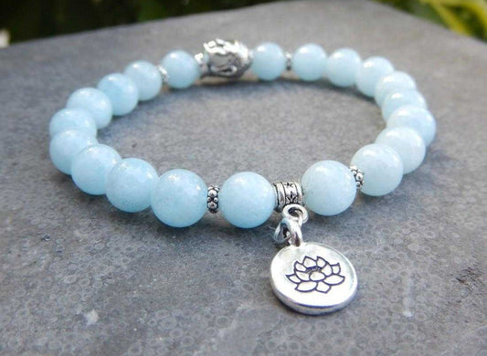 Bracelet en aigue-marine