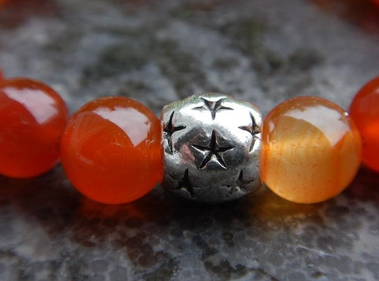 Bracelet en cornaline