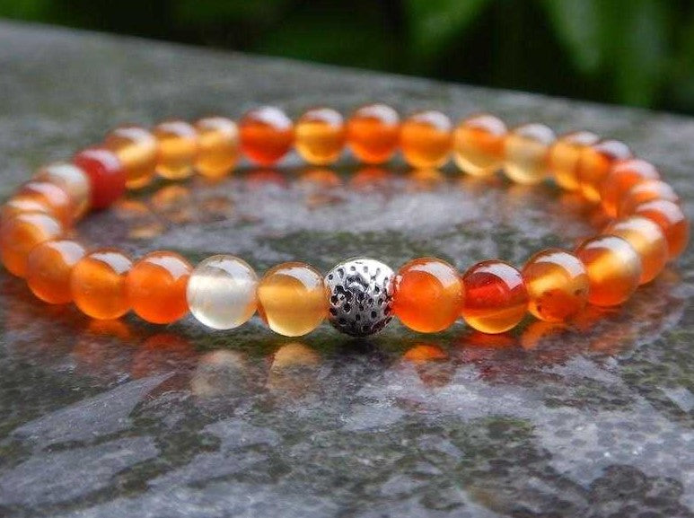 Bracelet en cornaline