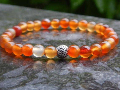 Bracelet en cornaline