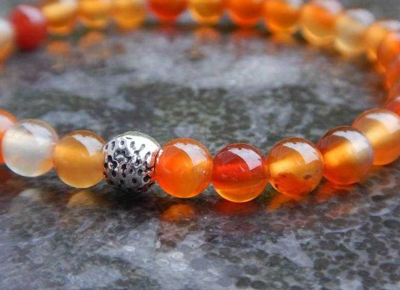 Bracelet en cornaline