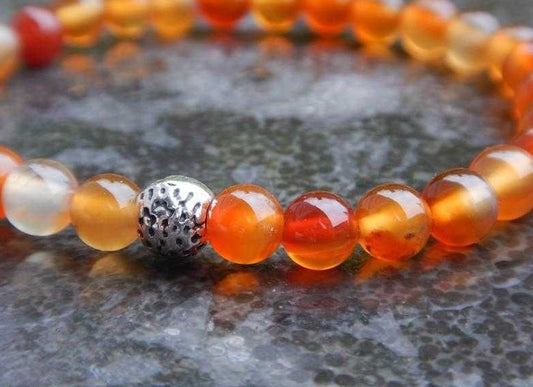 Bracelet en cornaline