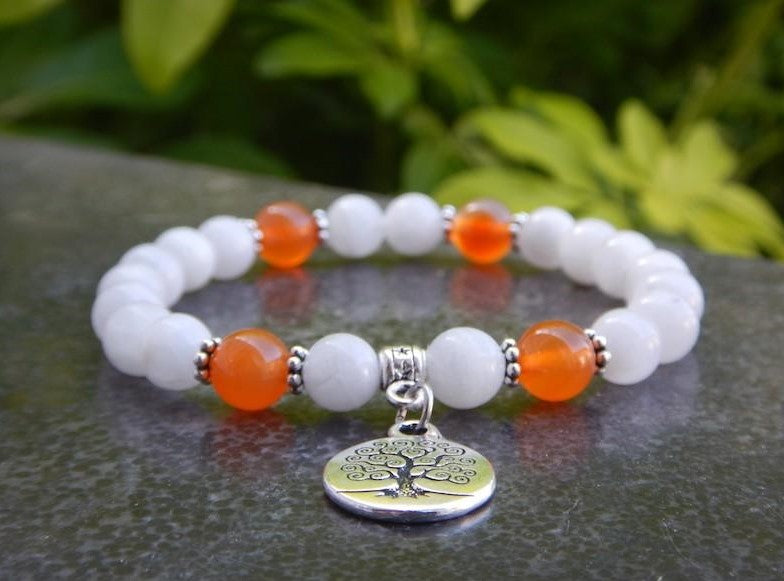 Bracelet en pierre de lune