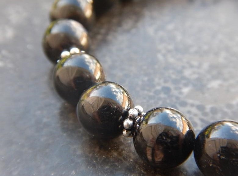 Bracelet en hypersthène