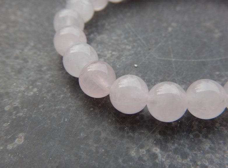 Bracelet en quartz rose