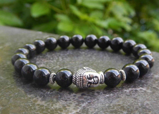 Bracelet en tourmaline noire