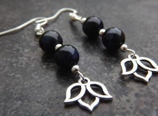 Boucles d’oreilles en œil de faucon