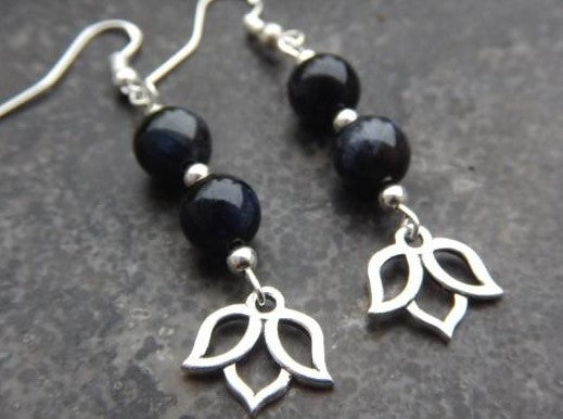 Boucles d’oreilles en œil de faucon